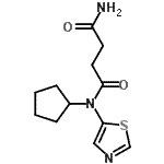 CAS#: 606114-70-9, N-Cyclopentyl-N-(1,3-thiazol-5-yl)succinamide