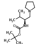 CAS 登录号：606124-94-1， 2-甲基-2-丙基[(2S)-3-甲基-1-(1-吡咯烷基)-2-丁炔基]氨基甲酸酯