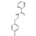 CAS#: 606132-11-0, N-[2-(4-Fluorophenyl)ethyl]-2-pyrazinecarboxamide