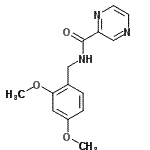CAS#: 606132-14-3, N-(2,4-Dimethoxybenzyl)-2-pyrazinecarboxamide
