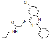 CAS#: 606132-56-3, 2-[(6-Chloro-2-Phenyl-4-Quinazolinyl)Thio]-N-Propyl-Acetamide