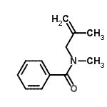 CAS 登录号：606149-46-6， N-甲基-N-(2-甲基-2-丙烯-1-基)苯甲酰胺