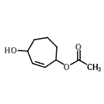 CAS#: 606490-58-8, 4-Hydroxy-2-cyclohepten-1-yl acetate