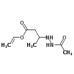 CAS#: 606491-10-5, Vinyl 3-(2-acetylhydrazino)butanoate