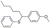 CAS#: 60702-20-7, 1-Methoxy-4-[1-(Phenylthio)Hexyl]Benzene