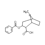 CAS#: 60737-54-4, 3-(Benzoyloxy)-8-Methyl-8-Azabicyclo[3.2.1]Octane-2-Carboxylic Acid