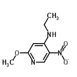 CAS#: 607373-90-0, N-Ethyl-2-methoxy-5-nitro-4-pyridinamine