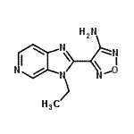 CAS#: 607374-14-1, 4-(3-Ethyl-3H-imidazo[4,5-c]pyridin-2-yl)-1,2,5-oxadiazol-3-amine