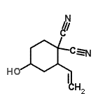 CAS#: 607730-64-3, 4-Hydroxy-2-vinyl-1,1-cyclohexanedicarbonitrile
