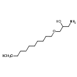 CAS 登录号：60812-23-9， 1-氨基-3-(癸基氧基)-2-丙醇盐酸盐(1:1)