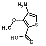 CAS#: 608537-78-6, 4-Amino-3-methoxy-2-thiophenecarboxylic acid