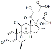 CAS#: 60864-42-8, 9,11beta-Dichloro-6beta-Fluoro-17,21-Dihydroxy-16alpha-Methylpregna-1,4-Diene-3,20-Dione 17,21-Di(Acetate)