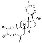 CAS#: 60864-66-6, 2-Bromo-6beta-Fluoro-17,21-Dihydroxypregna-1,4,9(11)-Triene-3,20-Dione 21-Acetate