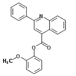 CAS#: 60883-69-4, 2-Methoxyphenyl 2-Phenyl-4-Quinolinecarboxylate