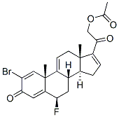 CAS#: 60892-57-1, 2-Bromo-6beta-Fluoro-21-Hydroxypregna-1,4,9(11),16-Tetraene-3,20-Dione 21-Acetate