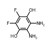 CAS#: 609343-33-1, 2,3-Diamino-5,6-difluoro-1,4-benzenediol