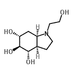 CAS#: 609344-58-3, (3aR,4S,5S,6R,7aR)-1-(2-Hydroxyethyl)octahydro-1H-indole-4,5,6-triol
