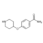 CAS#: 609781-30-8, 4-(4-Piperidinyloxy)benzamide