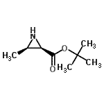 CAS#: 609817-15-4, 2-Methyl-2-propanyl (2R,3R)-3-methyl-2-aziridinecarboxylate