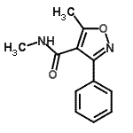 CAS#: 60986-88-1, N,5-Dimethyl-3-Phenyl-1,2-Oxazole-4-Carboxamide