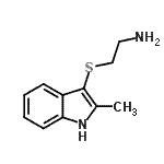 CAS#: 61021-66-7, 2-[(2-Methyl-1H-Indol-3-Yl)Sulfanyl]Ethanamine
