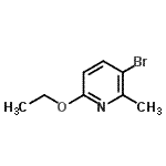 CAS#: 610278-93-8, 3-Bromo-6-ethoxy-2-methylpyridine