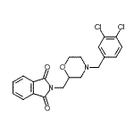 CAS#: 610305-43-6, 2-{[4-(3,4-Dichlorobenzyl)-2-morpholinyl]methyl}-1H-isoindole-1,3(2H)-dione