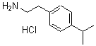 CAS 登录号：61035-87-8， 4-(1-甲基乙基)-苯乙胺盐酸盐(1:1)