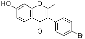 CAS 登录号：610758-58-2， 3-(4-溴苯基)-7-羟基-2-甲基-4H-苯并吡喃-4-酮