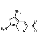 CAS#: 61083-48-5, 6-Nitrothieno[3,4-c]Pyridine-1,3-Diamine