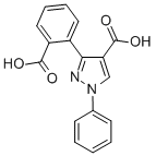 CAS#: 6110-61-8, 3-(2-Carboxyphenyl)-1-Phenyl-1H-Pyrazole-4-Carboxylic Acid