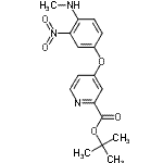 CAS#: 611225-63-9, 2-Methyl-2-propanyl 4-[4-(methylamino)-3-nitrophenoxy]-2-pyridinecarboxylate