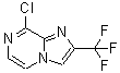 CAS 登录号：611240-68-7， 8-氯-2-(三氟甲基)-咪唑并[1,2-a]吡嗪