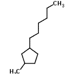 CAS 登录号：61142-68-5， 1-己基-3-甲基环戊烷