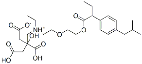 CAS#: 61147-39-5, Diethyl[2-[2-[2-(4-Isobutylphenyl)Butyroyloxy]Ethoxy]Ethyl]Ammonium Dihydrogen Citrate