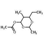 CAS#: 612073-89-9, 6-Ethyl-2,5-dimethyl-1,3-dioxan-4-yl acetate