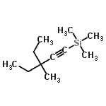 CAS#: 61228-00-0, (3-Ethyl-3-Methyl-1-Pentyn-1-Yl)(Trimethyl)Silane
