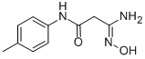 CAS#: 61239-35-8, 2-(N-Hydroxycarbamimidoyl)-N-p-Tolyl-Acetamide