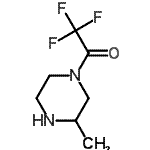 CAS 登录号：612493-84-2， 2,2,2-三氟-1-(3-甲基-1-哌嗪基)乙酮