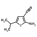 CAS#: 612504-41-3, 2-Amino-5-isopropyl-3-thiophenecarbonitrile