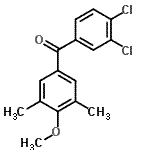 CAS#: 61259-86-7, (3,4-Dichlorophenyl)(4-Methoxy-3,5-Dimethylphenyl)Methanone
