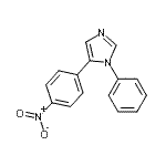 CAS 登录号：61278-54-4， 5-(4-硝基苯基)-1-苯基-咪唑