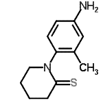 CAS#: 612841-24-4, 1-(4-Amino-2-methylphenyl)-2-piperidinethione