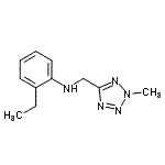 CAS#: 613289-21-7, 2-Ethyl-N-[(2-methyl-2H-tetrazol-5-yl)methyl]aniline