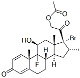 CAS#: 61339-35-3, 17-Bromo-9-Fluoro-11beta,21-Dihydroxy-16alpha-Methylpregna-1,4-Diene-3,20-Dione 21-Acetate