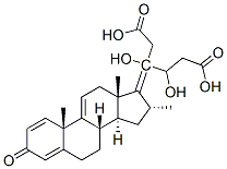 CAS#: 61339-39-7, 20,21-Dihydroxy-16alpha-Methylpregna-1,4,9(11),17(20)-Tetraen-3-One 20,21-Di(Acetate)