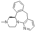 CAS 登录号：61364-37-2， (R)-1,2,3,4,10,14b-六氢-2-甲基吡嗪并(2,1-a)吡啶并(2,3-c)(2)苯并氮杂卓