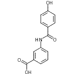 CAS#: 613653-40-0, 3-[(4-Hydroxybenzoyl)amino]benzoic acid