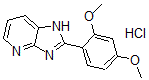 CAS#: 61393-38-2, 2-(2,4-Dimethoxyphenyl)-1H-Imidazo[4,5-b]pyridine hydrochloride