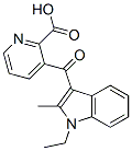 CAS#: 61433-54-3, 3-[(1-Ethyl-2-Methyl-1H-Indol-3-Yl)Carbonyl]-2-Pyridinecarboxylic Acid